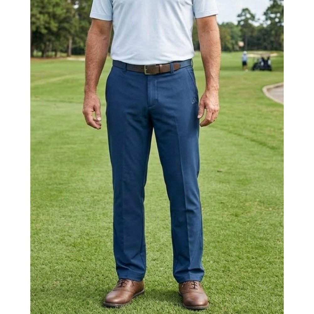 Adidas Ultimate365 Tapered Golf Pants Mens 38x30 Navy Blue IU2827 Regular Fit
